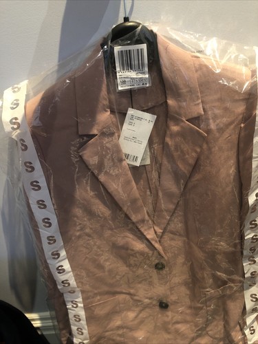 Mango buttoned soft blazer