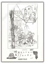 Ex-libris BARBUCCI CANEPA MONSTER ALLERGY 180ex num signé A4