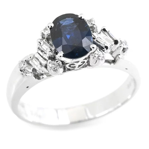 Bague blanc 18k - blanc, 0.83ct