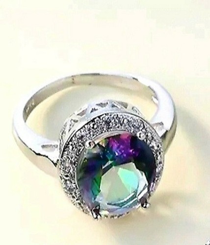 Bague imitation argent et - 💗,