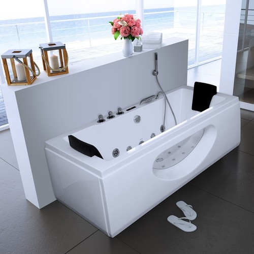Luxe whirlpool baignoire blanc - baignoire,