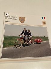 MR Mandille & roux 100 BMA Tandem 1939 carte moto de collection Atlas France