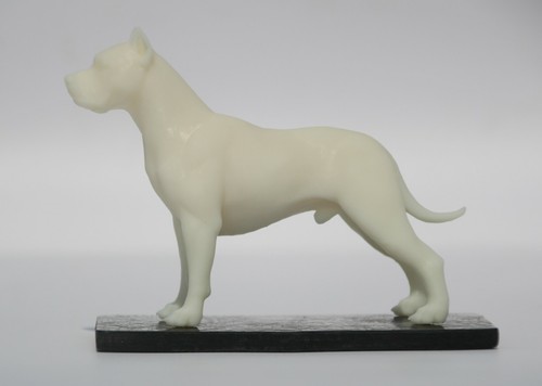 Statue résine dogue - statue, en