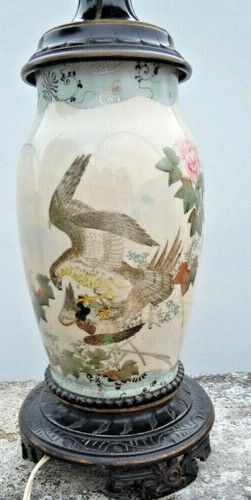 Lampe porcelaine vase