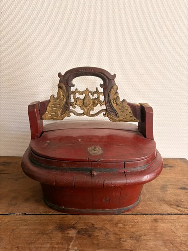 Boîte mariage chinois bois - mariage,