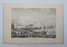 Gravure ancienne - Pont de Lodi - Carle Vernet - Circa 1830