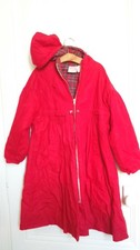 MAGNIFIQUE MANTEAU ROUGE FONCE