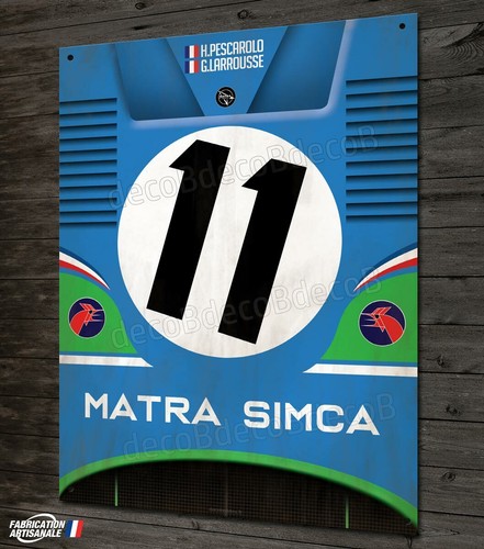 Plaque métal déco 40x30cm