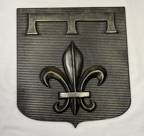 Plaque héraldique fleur - héraldique,