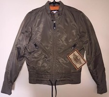 HARLEY DAVIDSON HD MOTORCYCLES SATIN NYLON AVIATOR BOMBER JACKET XS NWT $139 New
