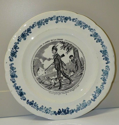 Ancienne assiette dessert - a,