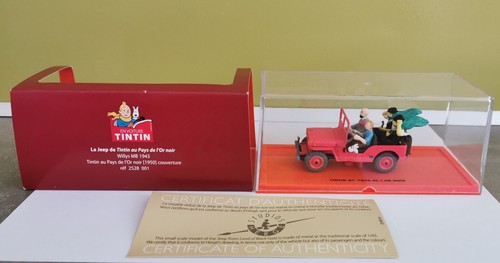 Voiture tintin jeep - la,