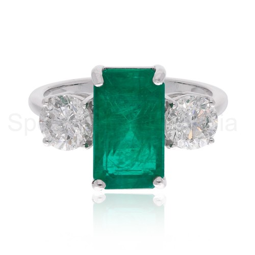 Bague 14k blanc naturel - bague,