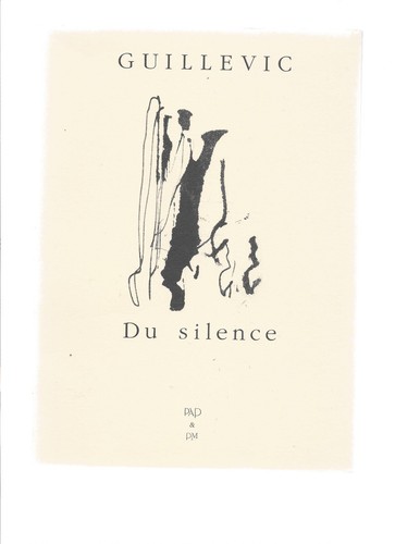 Silence guillevic - du,