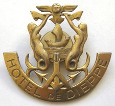 ANCIEN INSIGNE HOTEL DE DIEPPE