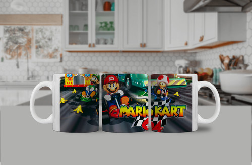 Mug mario kart vintage - kart, old