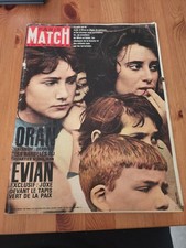 Paris Match N°676 Mars 1962 Évian Oran Guerre Algérie RARE
