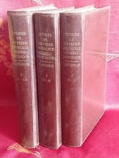 Études de la Matière Médicale Homéopathique, Tomes 1-3 LANTHOUD s.d.