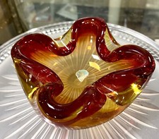 Cendrier Art Déco En Verre De