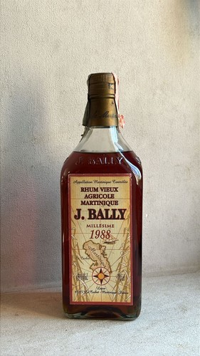 Rhum bally millésime 1988 - j.,