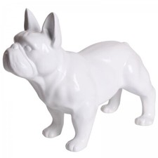 Statue chien bouledogue