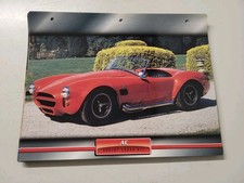 Carte Fiche Voitures D'exception AC SHELBY COBRA 427