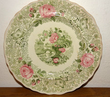 Rare assiette décor - assiette,