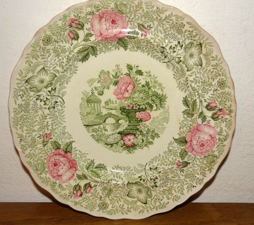 Rare assiette décor - assiette,
