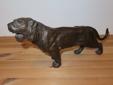 Belle statue lion ancien - ancien, en