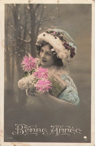 Bonne annee femme - cp,
