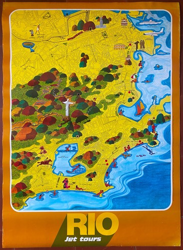 Affiche tourisme rio bresil - affiche,