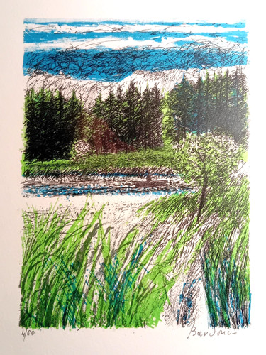 Guy bardone lithographie - guy,