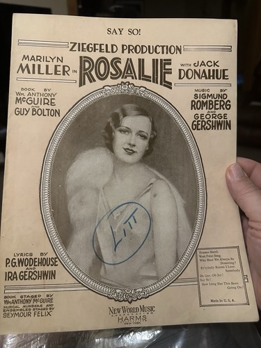 1928 ziegfeld revue rosalie - 1928,