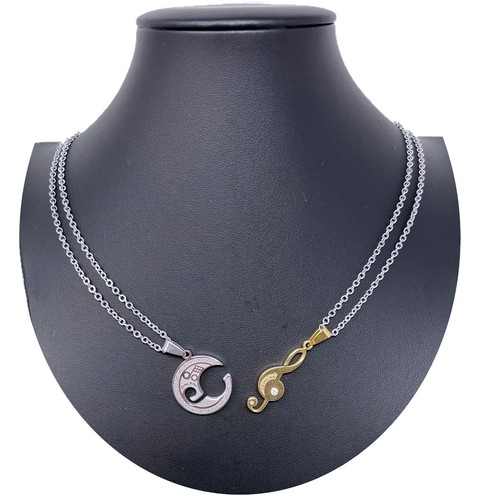 Clé violon pendentif - or,