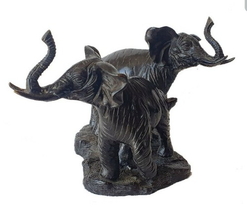 Sculpture groupe animalier - groupe,