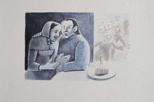 Petit poucet lithographie - poucet,