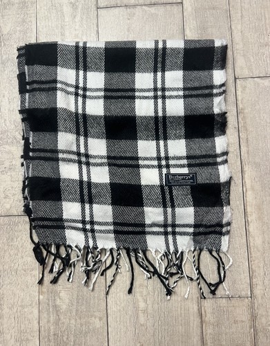 écharpe burberry noir blanc - Écharpe,