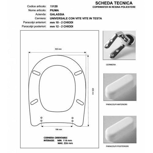 Couvercle galassia piuma - couvercle,
