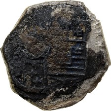 Espagne, 2 Reales, Date incertaine, COB, Argent, B+