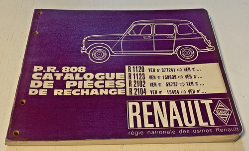 Catalogue pièces de - catalogue,