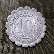 CHAMBRES DE COMMERCE REGION PROVENCALE 10 Centimes 1921  (B20 03)