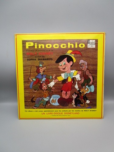 33t livre disque pinocchio - 33t,