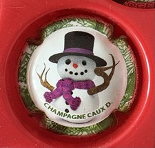 capsule De Champagne N*38.b Bonhomme de neige Caux Dominique