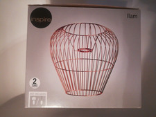 Abat-jour cage en métal 