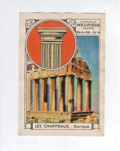 Chromo les chapiteaux dorique - chromo,