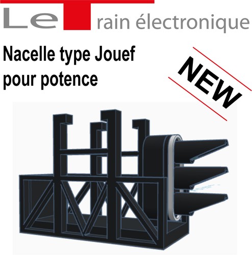 Nacelle type jouef - nacelle, pour