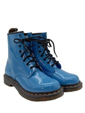 DR. MARTENS Rangers Dames Botte haute T EU 40 bleu style décontracté
