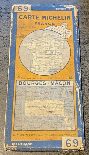Carte michelin 69 - michelin,