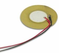 Element disque Piezo 50mm 0-20KHz avec fils câblé 