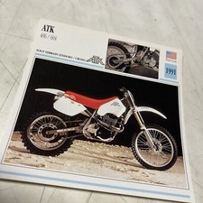 ATK 406 604 1991 carte moto collection Atlas USA